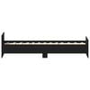 vidaXL Bedframe zonder matras 75x190 cm spaanplaat zwart eikenkleurig