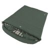 Outwell Slaapzak Camper Lux dubbel bosgroen