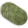 vidaXL Kussensloop 6 pcs HEERLEN Bladontwerp &Oslash; 60 cm Polyester