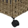 vidaXL Wasmand op wielen 66x35x60 cm rattan