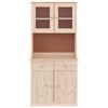 vidaXL Hoge kast ALTA 77x35x165 cm massief grenenhout