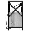 vidaXL Nachtkastje 2 pcs Grijs Sonoma 40 x 31 x 60 cm Bewerkt hout