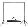 vidaXL Fotostudioset met verlichtingsset, achtergrond en reflector