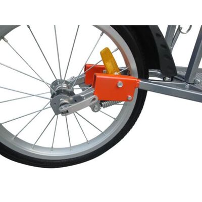 Fietskar One-wheel met bagagetas