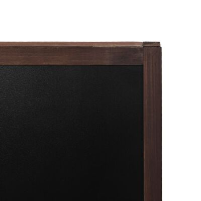 vidaXL Krijtbord dubbelzijdig vrijstaand 40x60 cm cederhout