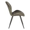 LABEL51 Eetkamerstoelen 2 st Sil 51x64x87 cm velours hunter