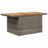vidaXL 8-delige Loungeset met kussens poly rattan acacia bruin