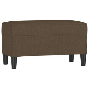 vidaXL Bankje 70x35x41 cm stof bruin