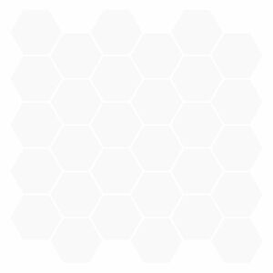 vidaXL Hexagon tegel 10 st Wit 30 x 30 cm Polyurethaan en PET