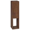 vidaXL Badkamer Zijkast Naturel 25 x 25 x 100 cm Massief Teakhout