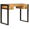 vidaXL Bureau met 2 lades 110x50x77 cm massief mangohout