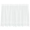 vidaXL Kantgordijn Wit 200 x 120 cm Polyester