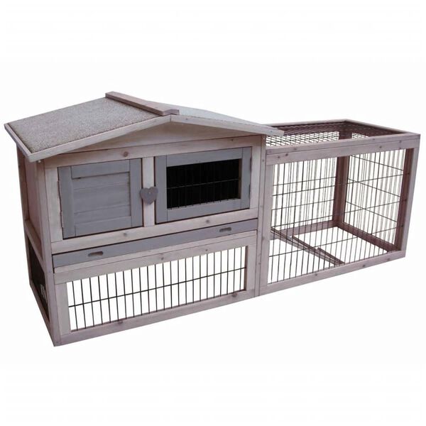 FLAMINGO Konijnenhok Sunshine Cottage 155x53x70 cm 201902