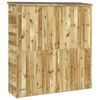 vidaXL Tuinschuur 163x50x171 cm massief grenenhout