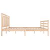 vidaXL Bedframe massief hout 120x200 cm