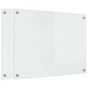 vidaXL Keukenachterwand 2 st Transparant 80 x 60 cm gehard glas