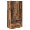 vidaXL Kledingkast Oudhout 79,5 x 49 x 156 cm Geconstrueerd hout