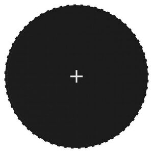 vidaXL Springmat voor 12 feet/3,66 m ronde trampoline stof zwart