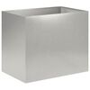 vidaXL Plantenbak zilver 50 x 40 x 50 cm Roestvrij staal