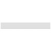 vidaXL Raamsokkel Wit 80 x 10 x 4,5 cm PVC