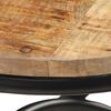 vidaXL Bijzettafel 40x40x52 cm massief ruw mangohout