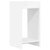 vidaXL Plantenstandaard Wit 30 x 30 x 60 cm Geconstrueerd hout