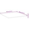 vidaXL Tafelblad vierkant 80x80x2 cm massief acaciahout