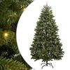 vidaXL Kunstkerstboom 300 cm 300 LED's Warmwit PVC en staal Groen