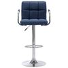 vidaXL Barstoelen 2 st stof blauw