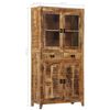 vidaXL Hoge kast 90x40x180 cm massief mangohout