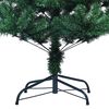 vidaXL Kunstkerstboom met iriserende uiteinden 210 cm PVC groen
