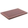 vidaXL Vloerelement voor solardouche 101x63x5,5 cm HKC bruin
