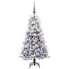 vidaXL Kunstmatige Inklapbare Kerstboom Groen 120 cm PE en PVC