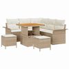 vidaXL Tuin Sofa Set 8 st 7-Aantal zitplaatsen Beige en Cr&egrave;me