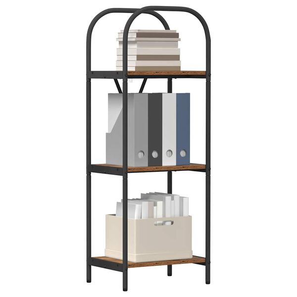 vidaXL Boekenkast Oudhout 40 x 30 x 109 cm Bewerkt hout