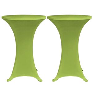 vidaXL Tafelhoes stretch 2 stuks 60 cm groen