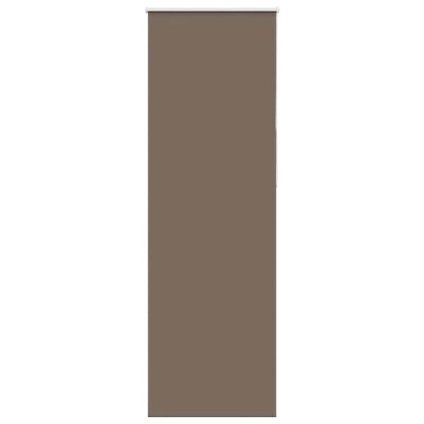 vidaXL Rolgordijn verduisterend koffie 70x230 cm stofbreedte 65,7 cm