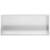 vidaXL Douche Niche Zilver 75 x 30 x 9,5 cm Roestvrij staal