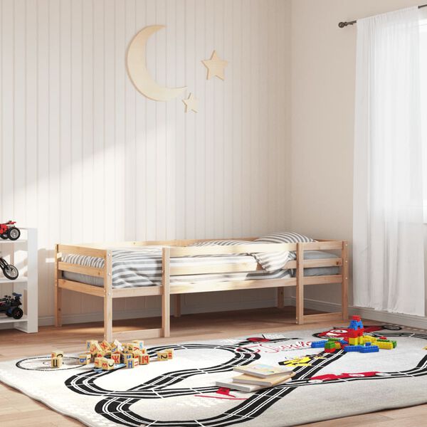 vidaXL Kinderbedframe massief grenenhout 90x200 cm