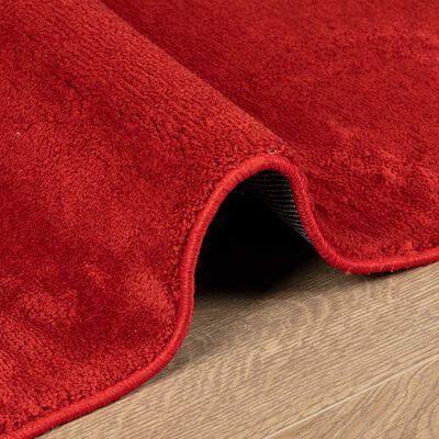 vidaXL Vloerkleed OVIEDO laagpolig 80x150 cm rood