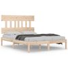vidaXL Bedframe massief hout 135x190 cm