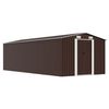 vidaXL Tuinschuur 257x580x181 cm metaal bruin