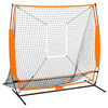 vidaXL Honkbaltrainingsnet 174x76x158,5 cm zwart