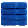 vidaXL Badhanddoeken SOLUND 4 st 600 g/m&sup2; 70x140 cm blauw