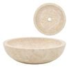 vidaXL Gootsteen 40x12 cm marmer cr&egrave;me