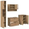 vidaXL Badkamermeubelset 4 st Artisan Eiken 35 x 30 x 192 cm