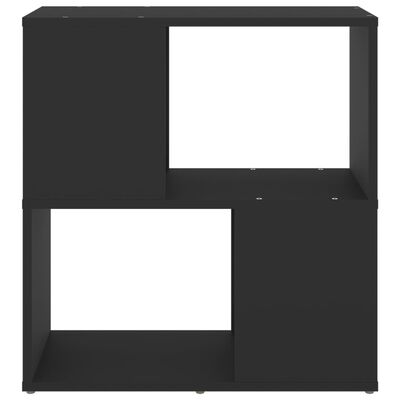 vidaXL Boekenkast 60x24x63 cm bewerkt hout zwart