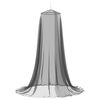 vidaXL Klamboe voor bed 156 mesh Zwart ⌀56 x 220 cm Polyester