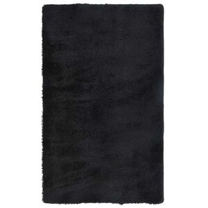vidaXL Hoogpolig vloerkleed NAVARRA 60x100 cm polyester zwart
