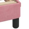 vidaXL Bedframe zonder matras "Hanko" fluweel roze 80x200 cm